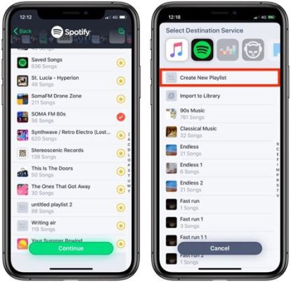 can you transfer playlists from apple music to spotify and do these platforms offer similar features for managing your music?