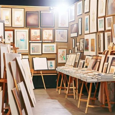 how to display art prints and the importance of lighting in art exhibitions